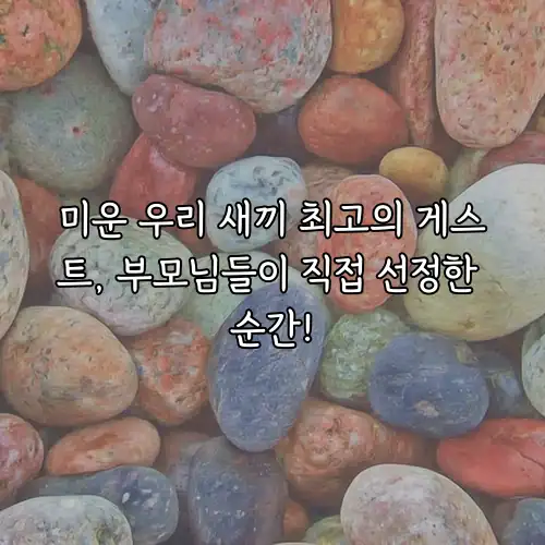 미운 우리 새끼 최고의 게스트, 부모님들이 직접 선정한 순간!