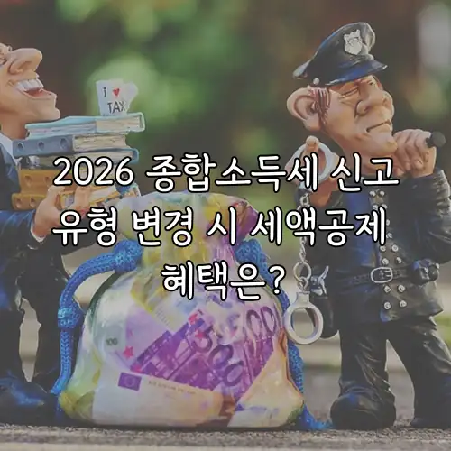 2026 종합소득세 신고유형 변경 시 세액공제 혜택은?