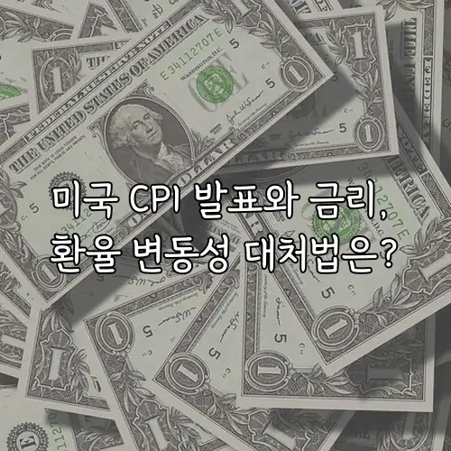 미국 CPI 발표와 금리, 환율 변동성 대처법은?